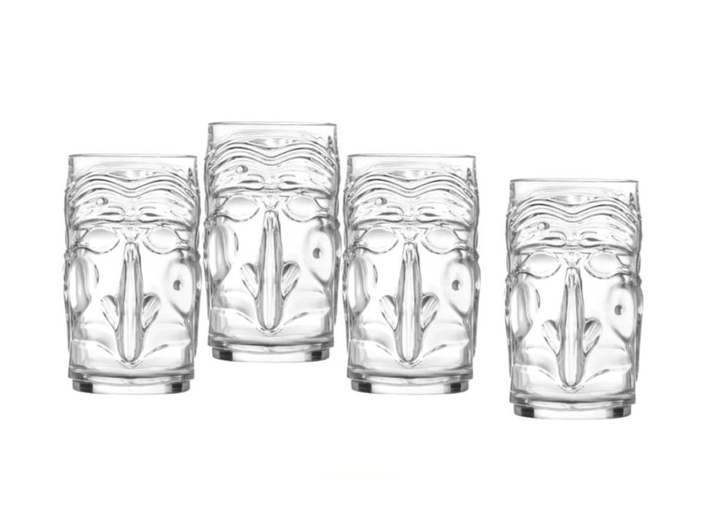 RCR - Tiki Glas 4stk Pulcinella