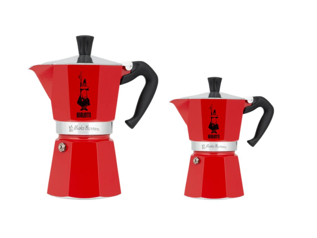 Bialetti - Mokkakanna Rauð