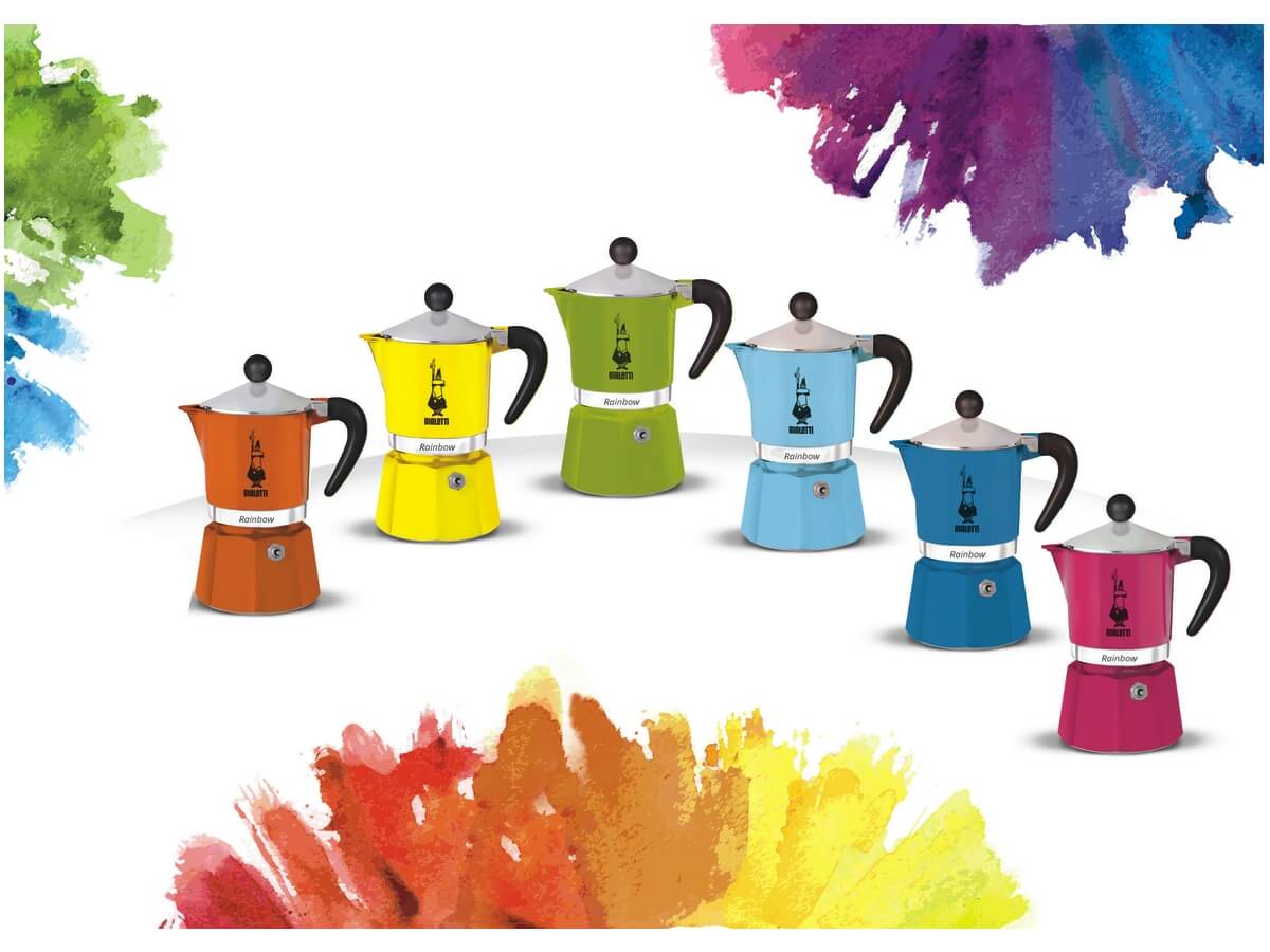 Bialetti - Rainbow Mokkakanna Rauð - Image 5