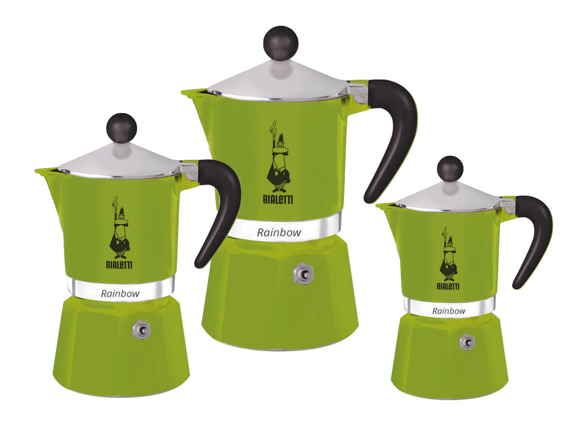 Bialetti - Rainbow Mokkakanna Græn