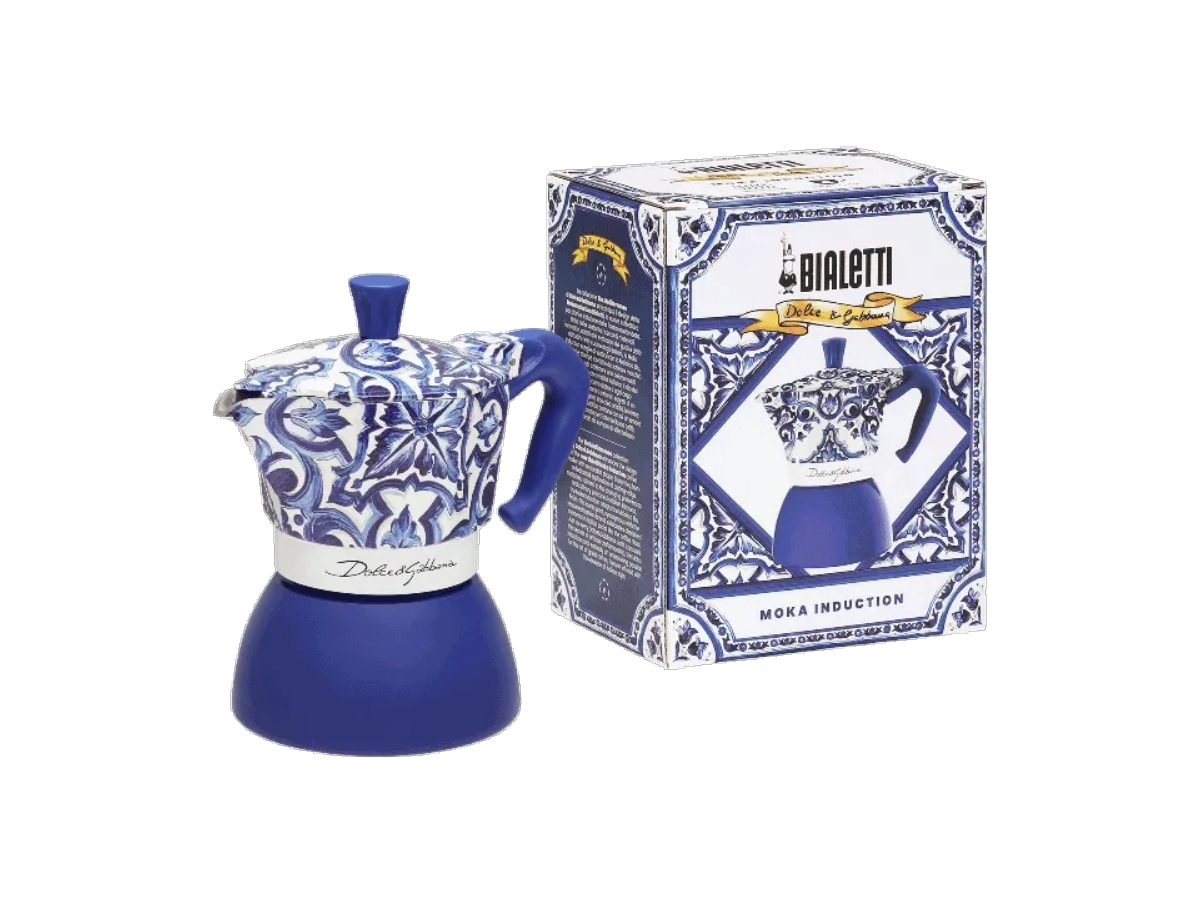 Bialetti - Mokkakanna Induction 4 bolla D&G Blue - Image 2