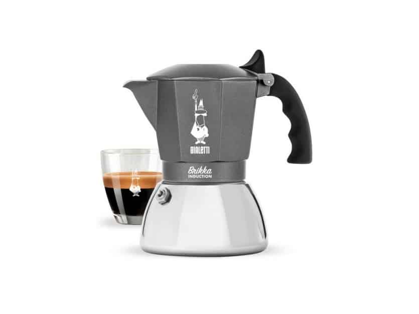 Brikka Span mokkakanna sem gerir froðukennt kaffi.