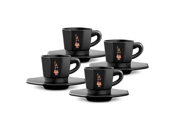 Bialetti – Perfetto Espresso Bollar 4stk Black