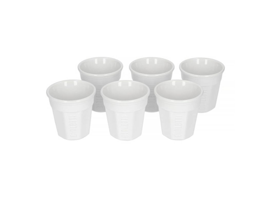 Bialetti - Moka Bollar White 6stk