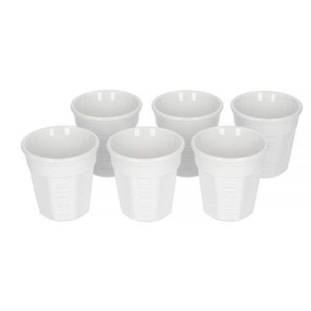 Bialetti - Moka Bollar White 6stk