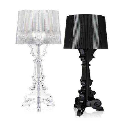 Kartell - Bourgie Lampi Crystal & Black