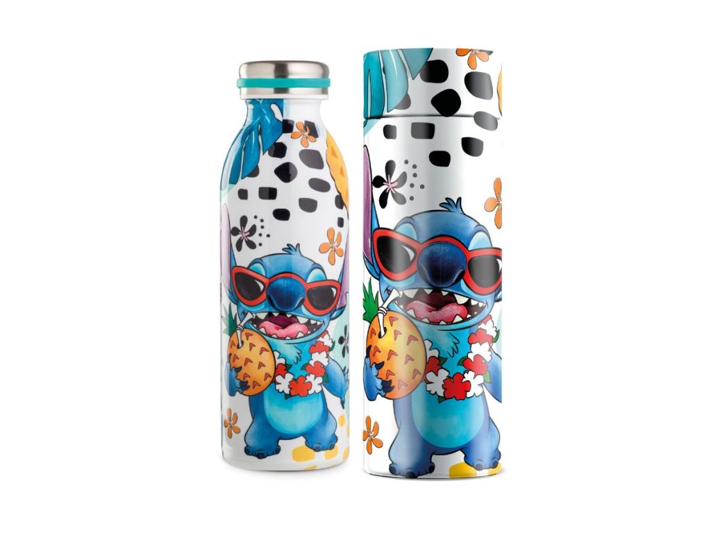 Stitch - Vatnsflaska 500ml White