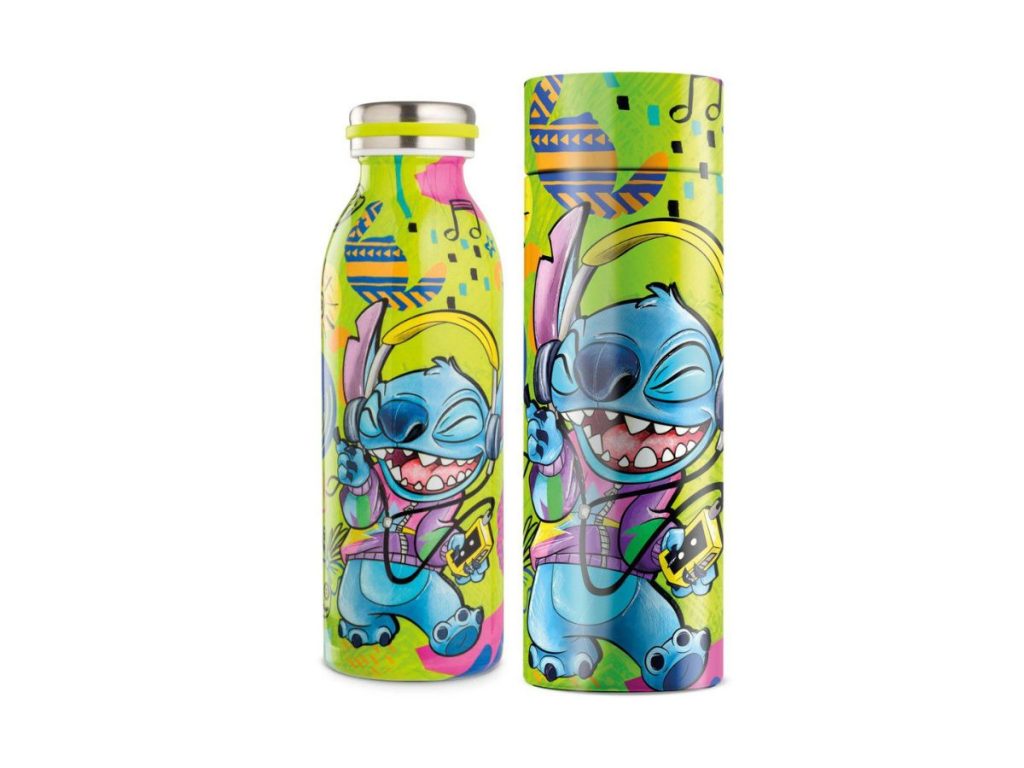 Stitch - Vatnsflaska 500ml Green
