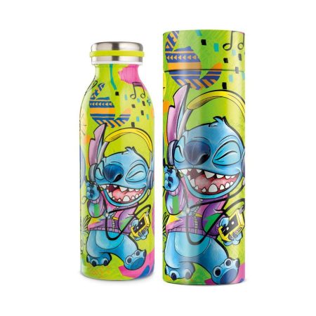 Stitch - Vatnsflaska 500ml Green