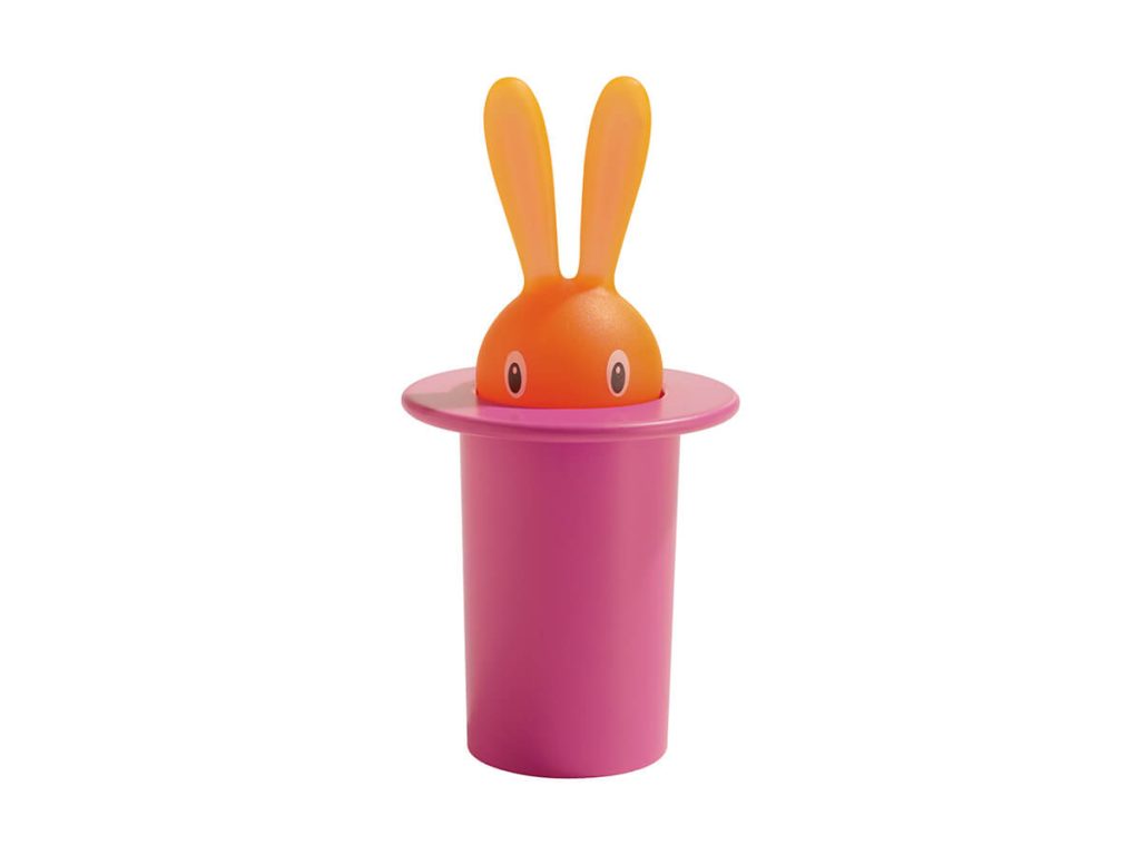 Alessi - Magic Bunny Tannstönglabox Bleikt