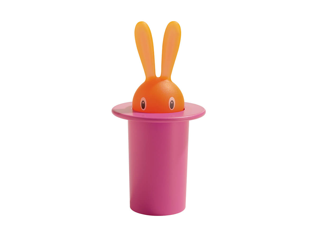 Alessi - Magic Bunny Tannstönglabox Bleikt