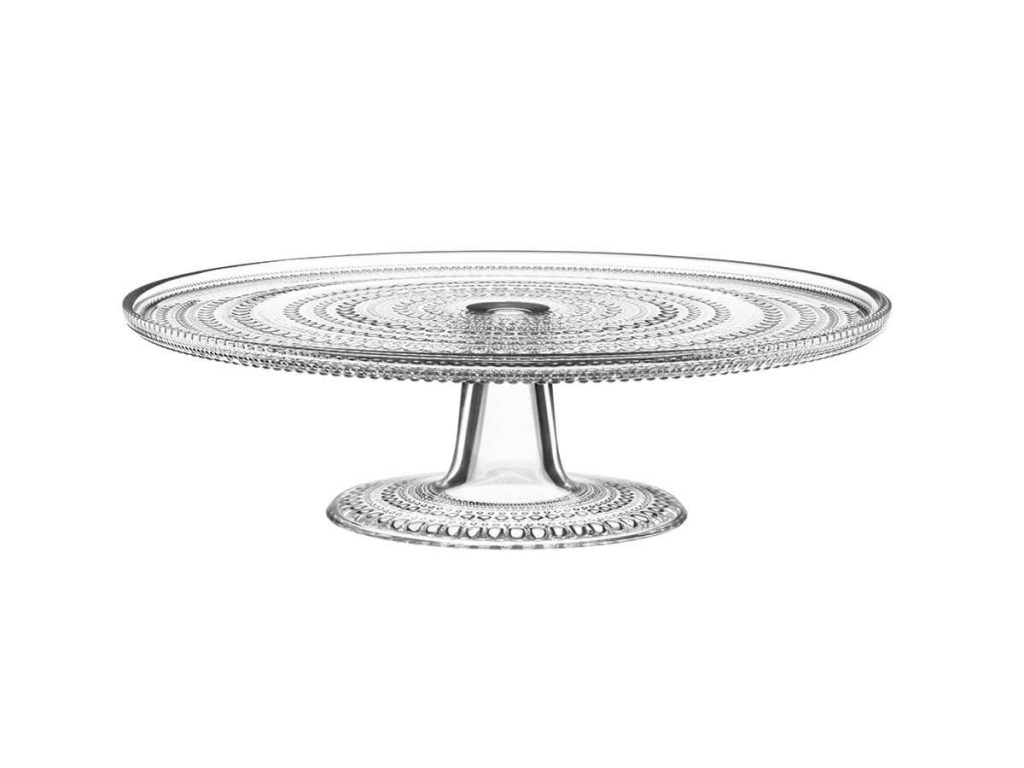 Iittala - Kastehelmi Tertudiskur á Fæti 31,5cm Clear