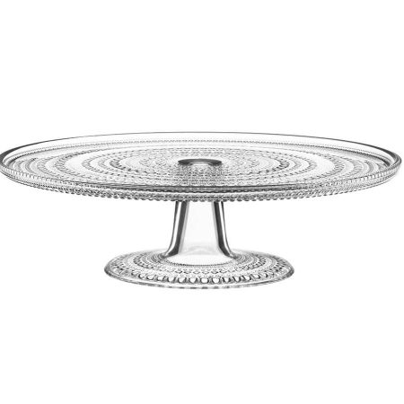 Iittala - Kastehelmi Tertudiskur á Fæti 31,5cm Clear