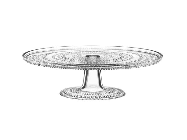 Iittala – Kastehelmi Tertudiskur á Fæti 31,5cm Clear