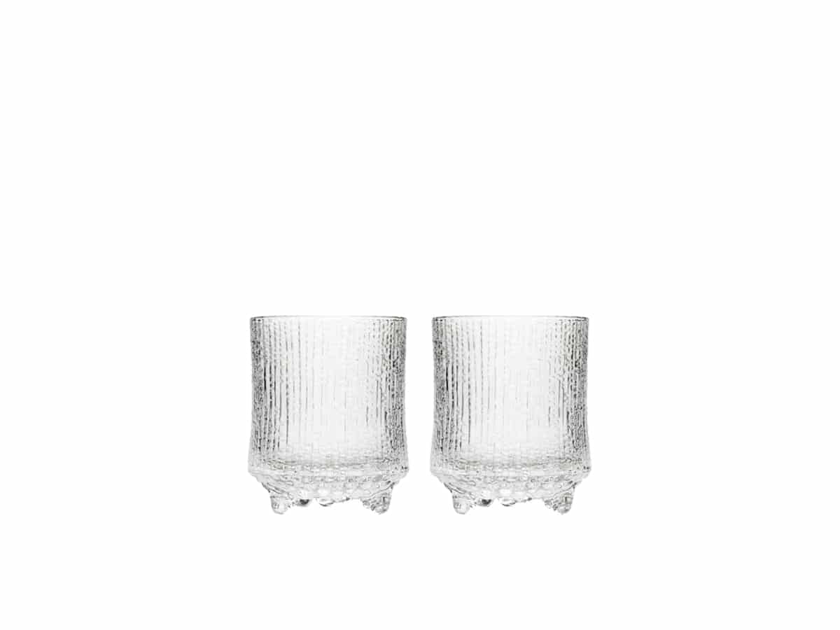 Lítið vatnsglas úr Ultima Thule línu Iittala.