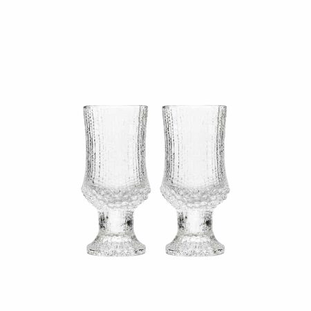 Hvítvínsglös úr Ultima Thule línunni frá Iittala.