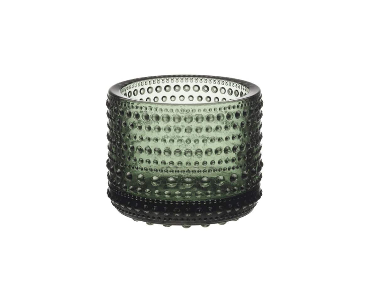 Iittala - Kastehelmi Kertastjaki Pine Green