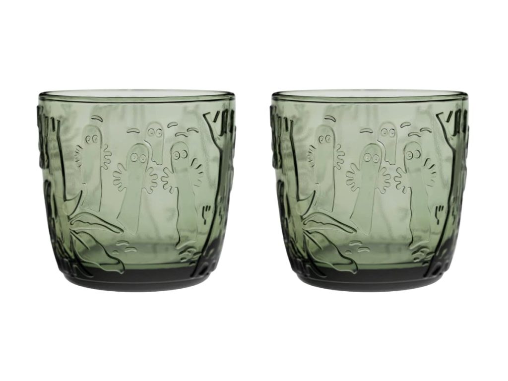 Moomin - Mystic Forest Vatnsglös 2.stk Pine Green
