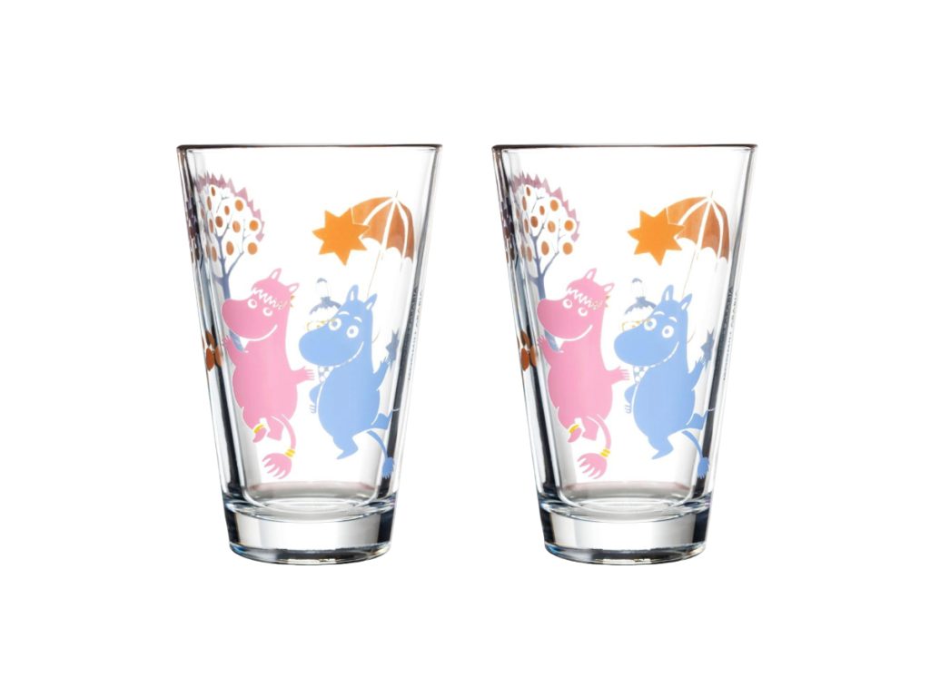 Moomin - Vatnsglas Party 2stk