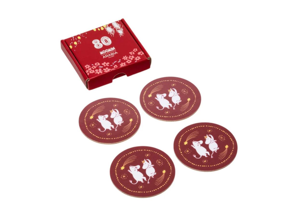 Iittala - Moomin Glasamottur 4stk Festive