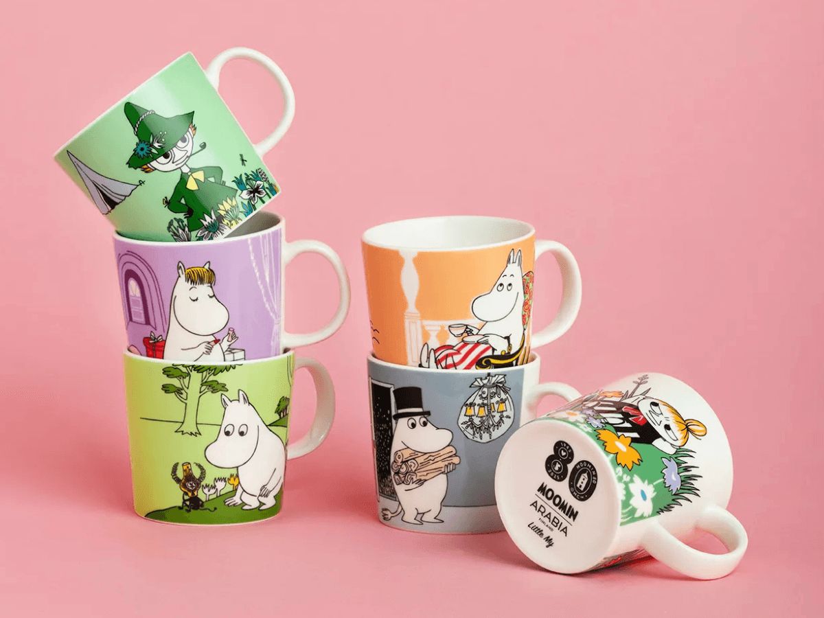 Moomin - Krúsir 80ára Snorkmaiden & Moomintroll 2 í pakka - Image 2