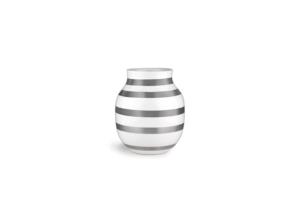 Kähler - Omaggio Vasi 20cm Silver