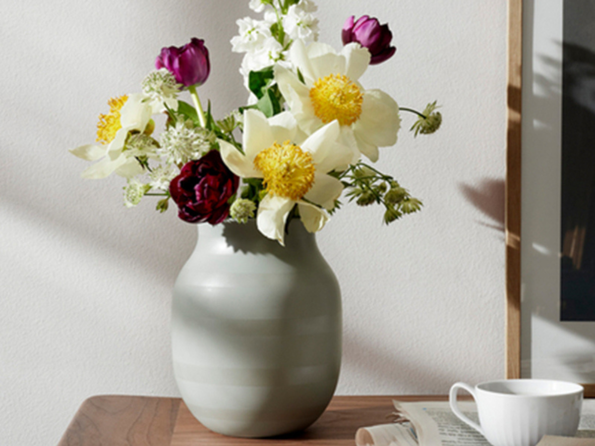 Omaggio Vasi 20cm Creme/Mint - Image 2