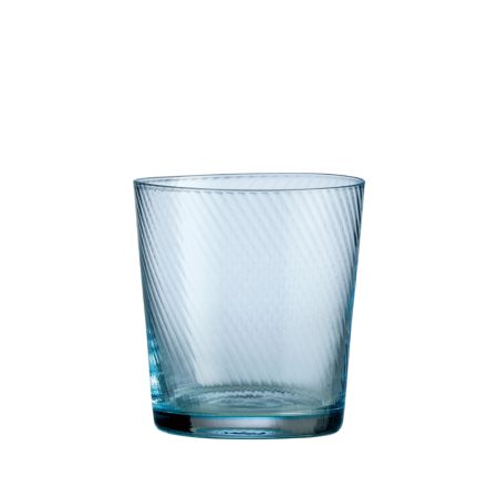 Aida RAW - Vatnsglas Unique Swirl 30cl Light Blue