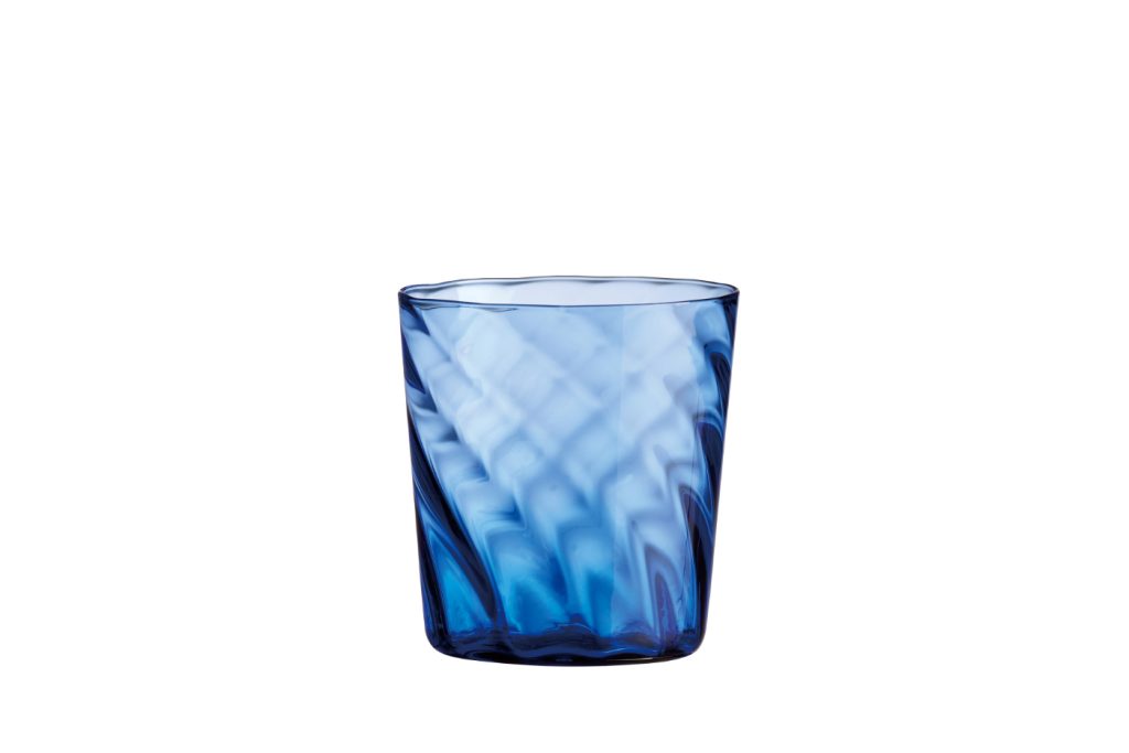 Aida RAW - Vatnsglas Unique Optic 30cl Blue