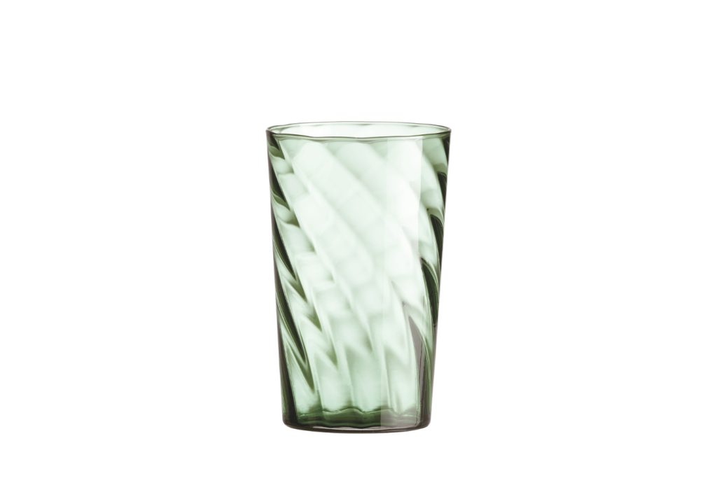 Aida RAW - Vatnsglas Unique Optic 45cl Green