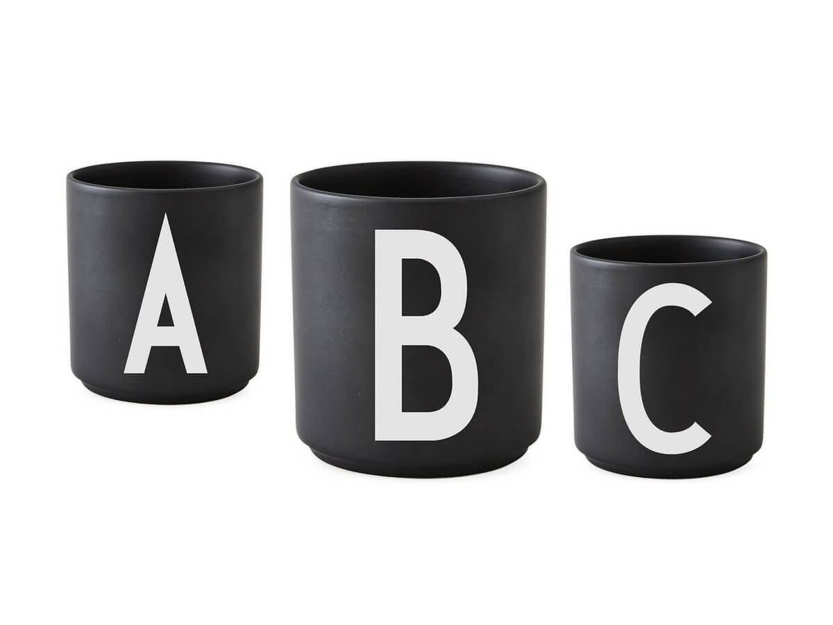 Design Letters - Personal Bolli Svartur A-Z