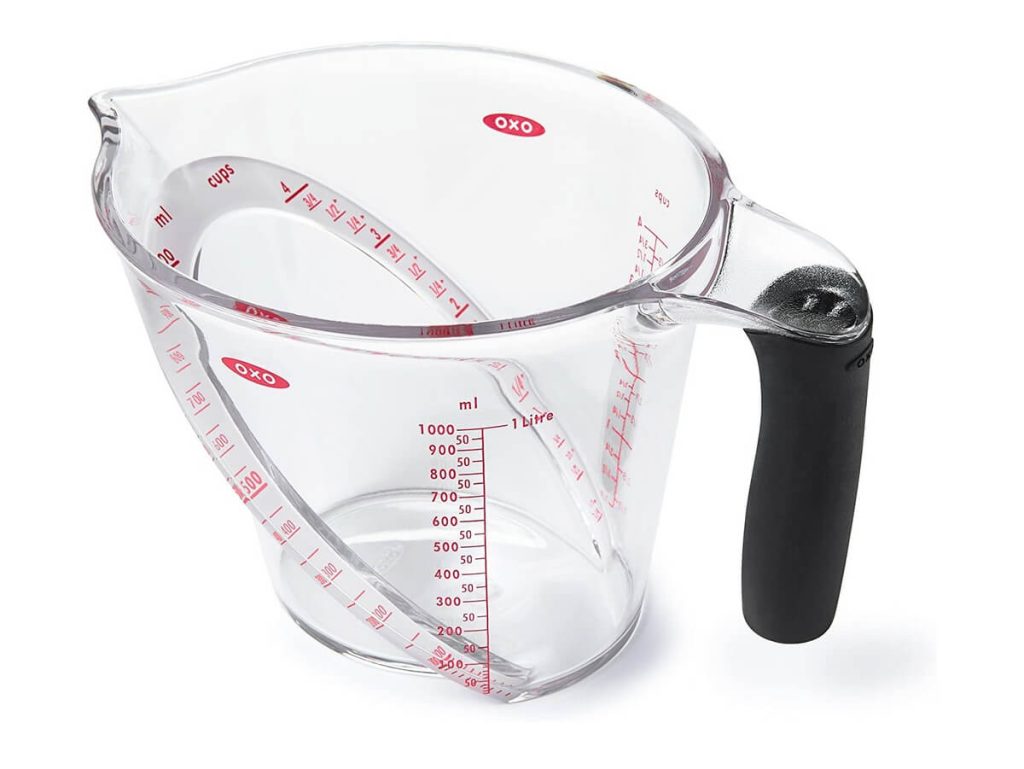OXO - Mæliglös: 1/4l, 1/2l, 1l