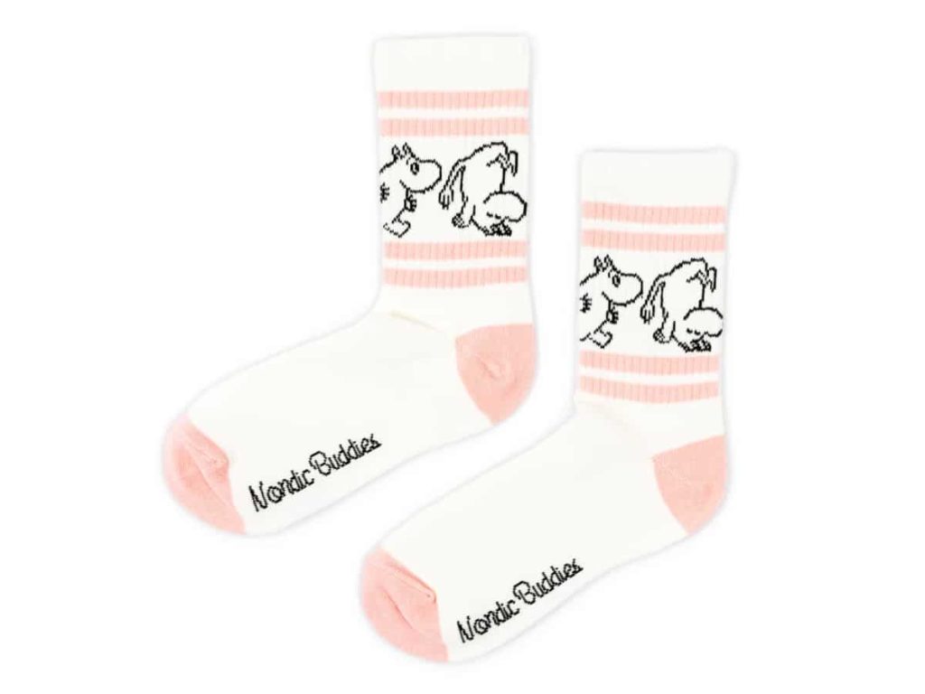 Múmínsokkar 36-42 Retro Pink