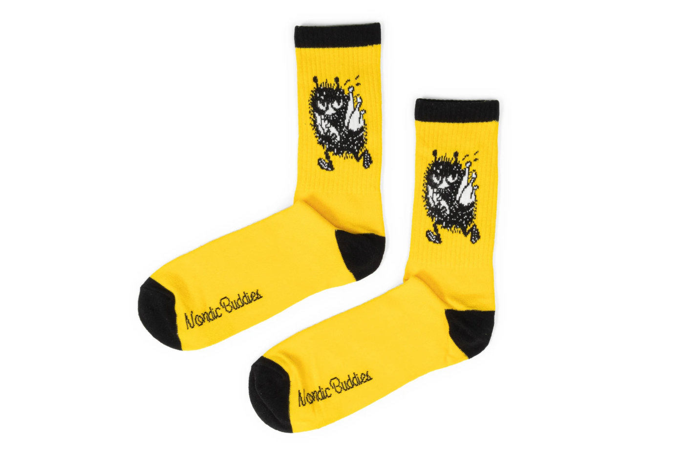 Múmínsokkar 40-45 Retro Pjakkur Yellow/Black