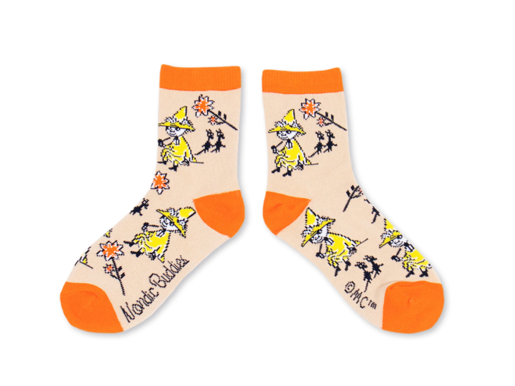 Moomin - Barnasokkar 33-35 Snufkin Orange