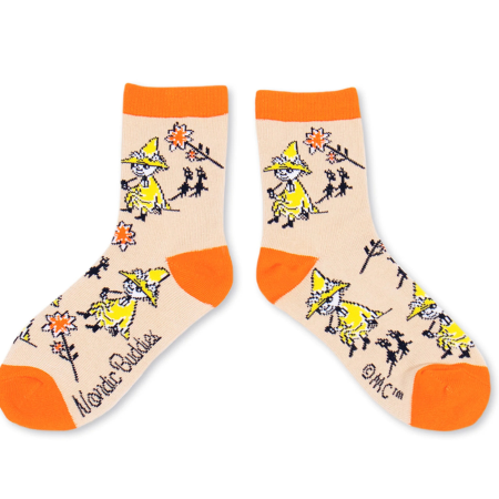 Moomin - Barnasokkar 33-35 Snufkin Orange