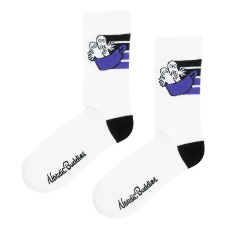 Múmínsokkar 40-45 Sport Hattifateners White/Black