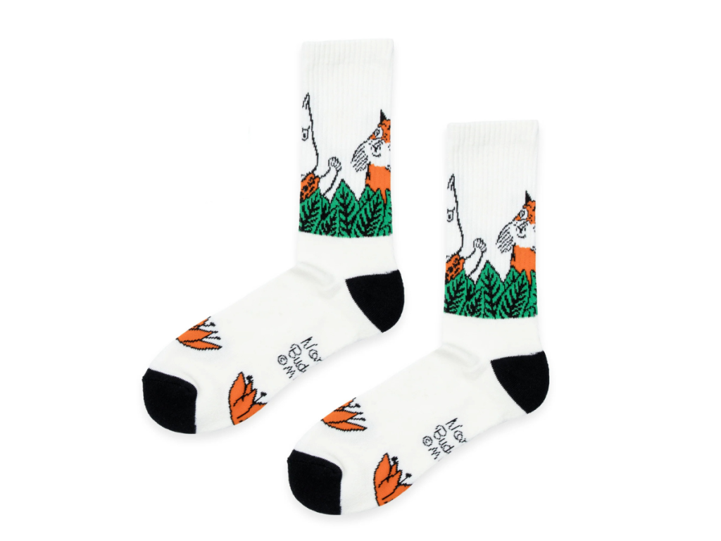 Múmínsokkar 40-45 Retro Moomin80 Jungle White