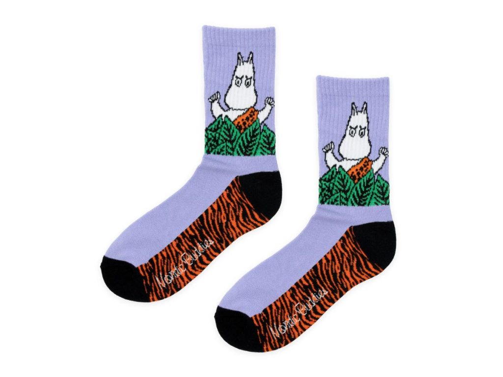 Múmínsokkar 36-42 Retro Jungle 80 Purple/Black