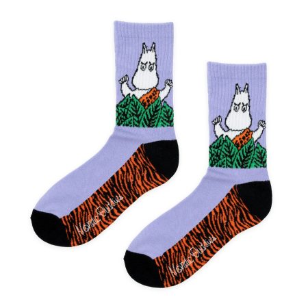 Múmínsokkar 36-42 Retro Jungle 80 Purple/Black