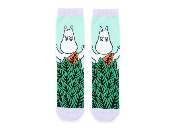 Múmínsokkar 36-42 Jungle 80 Light Green/Light Purple