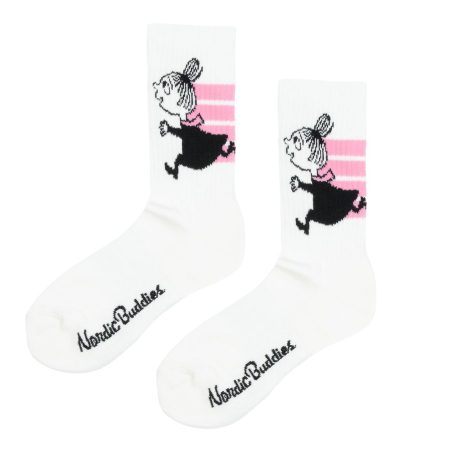 Múmínsokkar 36-42 Sport Little My White/Light Pink