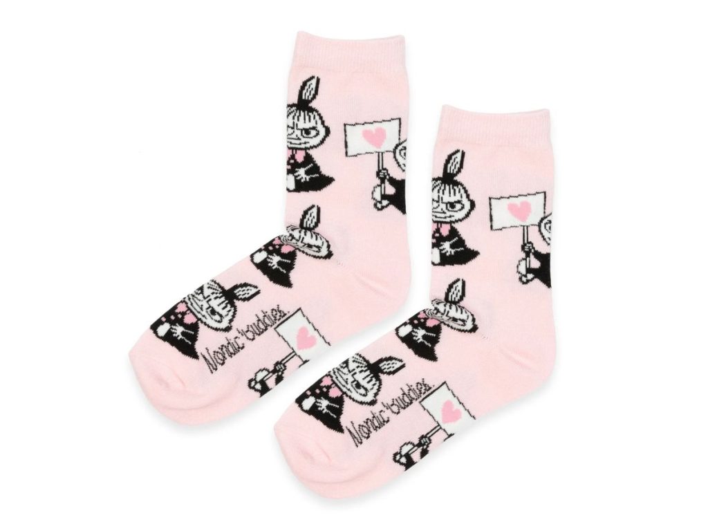 Múmínsokkar 36-42 Love Little My Light Pink