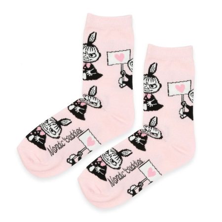 Múmínsokkar 36-42 Love Little My Light Pink