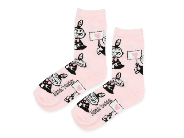Múmínsokkar 36-42 Love Little My Light Pink