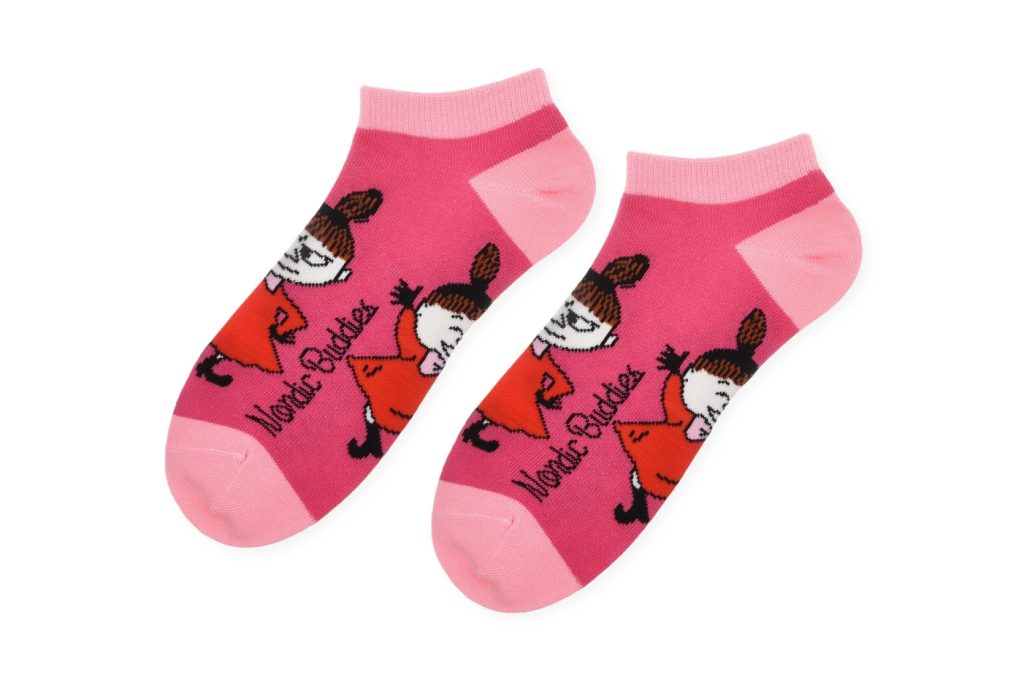Nordicbuddies - Ökklasokkar 36-42 Mía Litla Pink