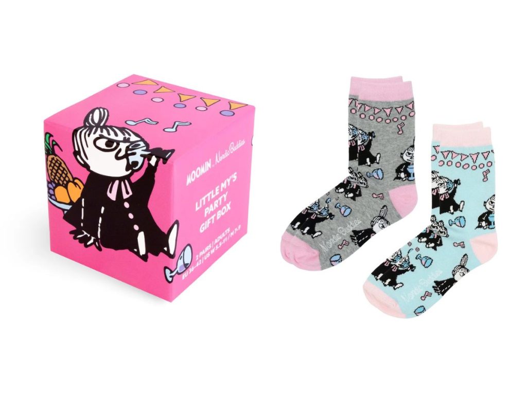 Moomin - Gjafabox Sokkar 36-42 2stk Mía Litla