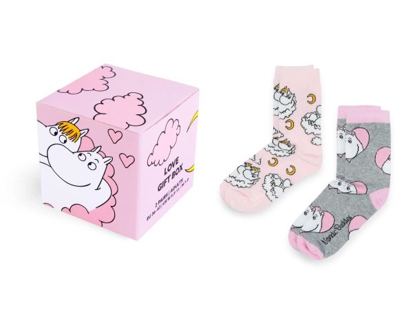 Moomin – Gjafabox Sokkar 36-42 2stk Love