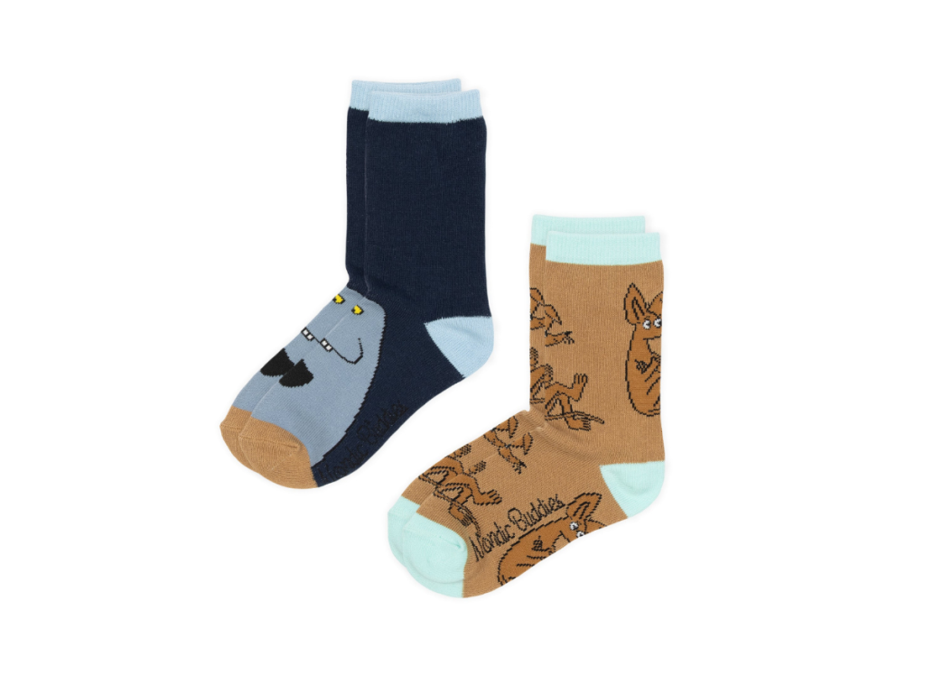 Moomin - Barnasokkar 2pack Groke & Sniff