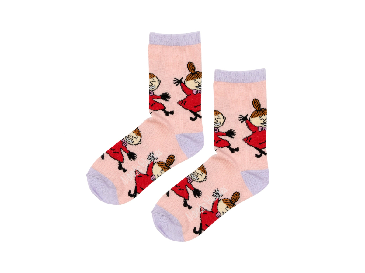Moomin Barnasokkar 2pack Snorkstelpa & Mía Purple/Peach - Image 3